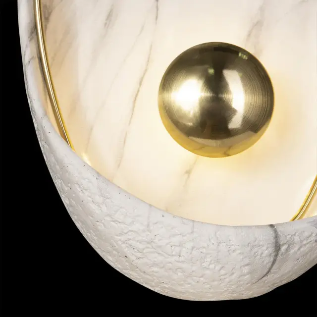 Бра Loft IT 10043 White CLAM — белый, ракурс 4