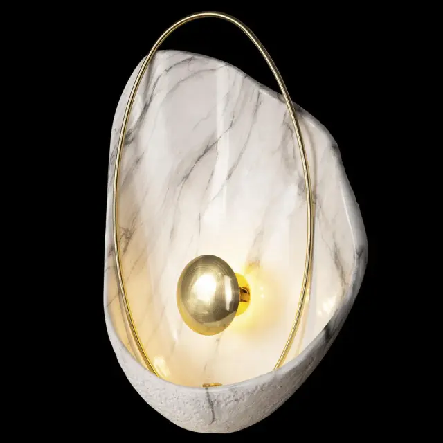 Бра Loft IT 10043 White CLAM — белый, ракурс 5