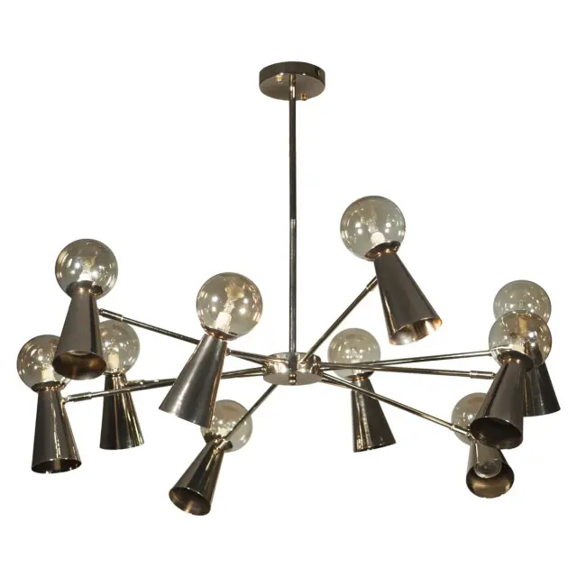 Люстра Loft IT 10046/10 Gold HALLEY — золотой