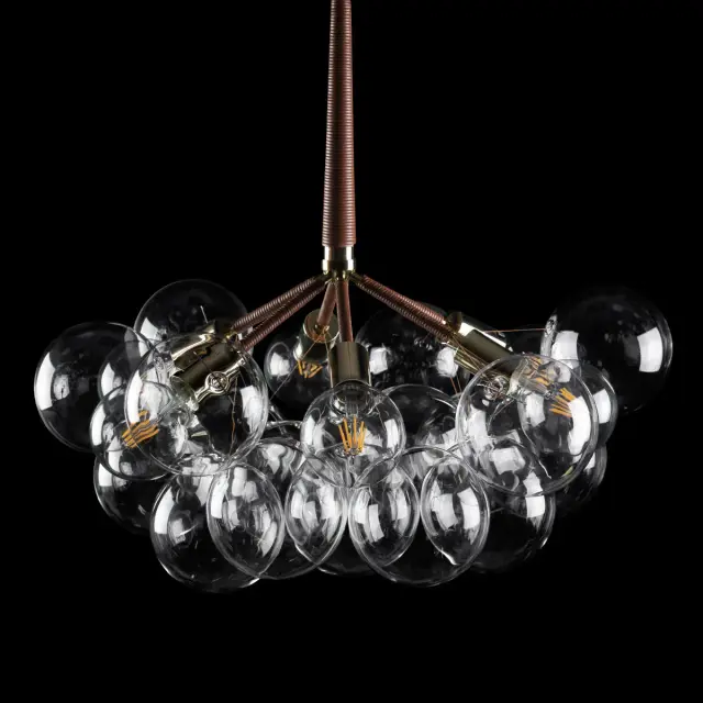 Люстра Loft IT 10048/6 Brown BUNCH — золотой, ракурс 4