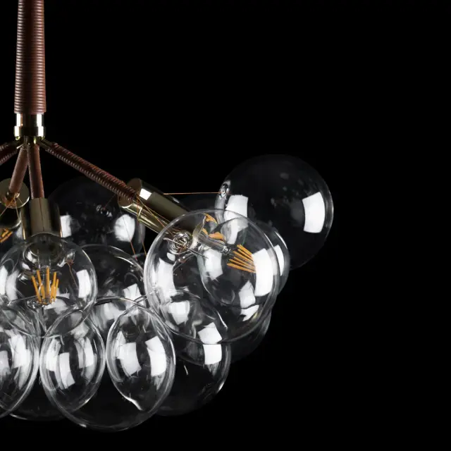Люстра Loft IT 10048/6 Brown BUNCH — золотой, ракурс 5
