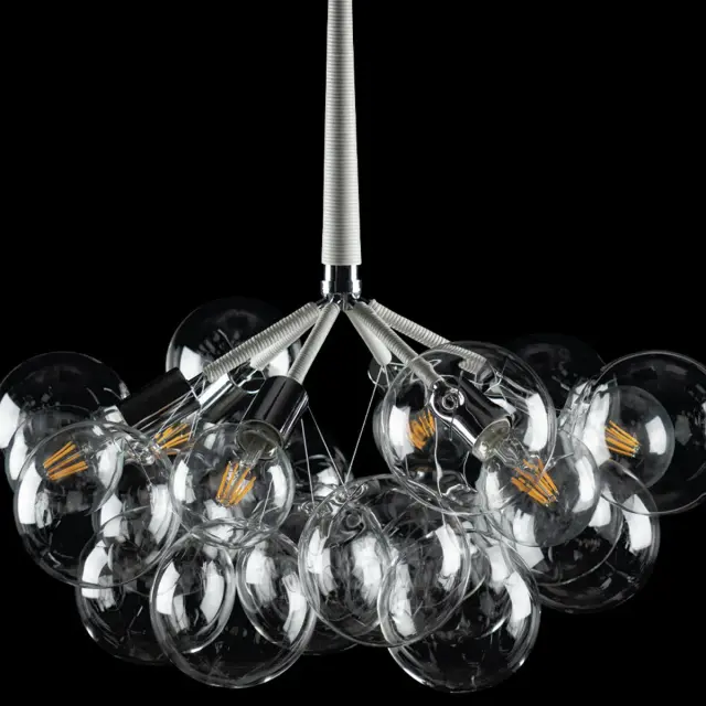 Люстра Loft IT 10048/6 White BUNCH — хром, ракурс 4
