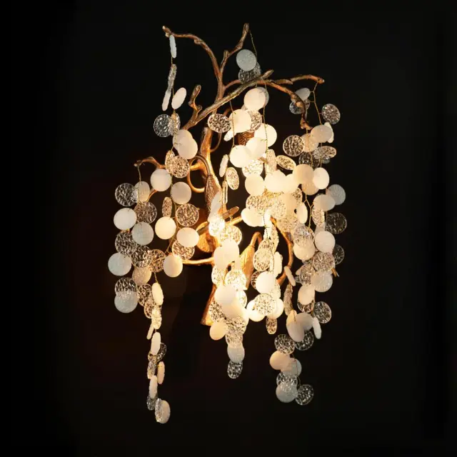 Бра Loft IT 10066W GB FAIRYTREE — золотой, ракурс 4