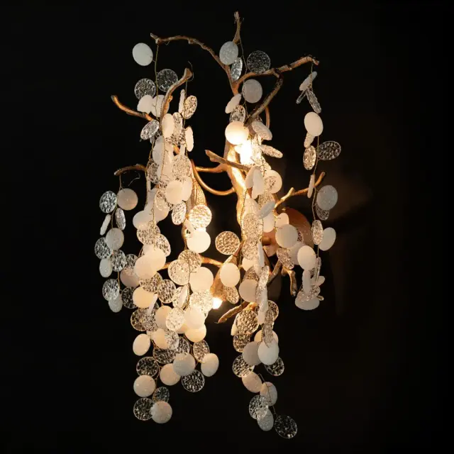 Бра Loft IT 10066W GB FAIRYTREE — золотой, ракурс 8