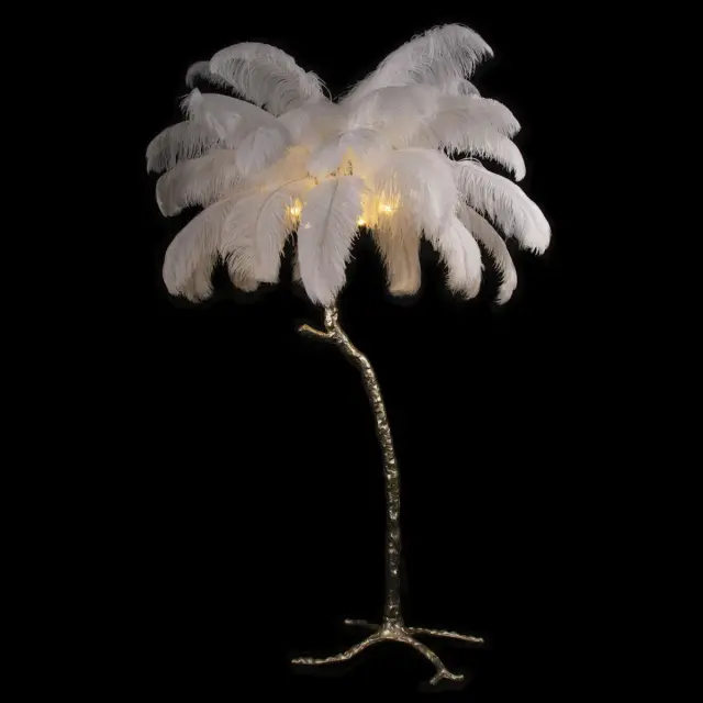 Торшер Loft IT 10067F/SG White BIJOUT — золотой