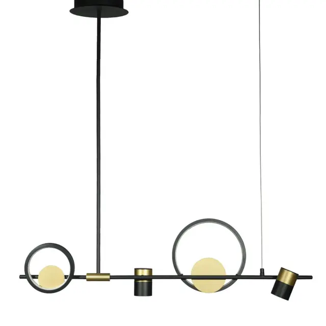 Светильник Loft IT 10094/900 SATURN — черный, ракурс 3