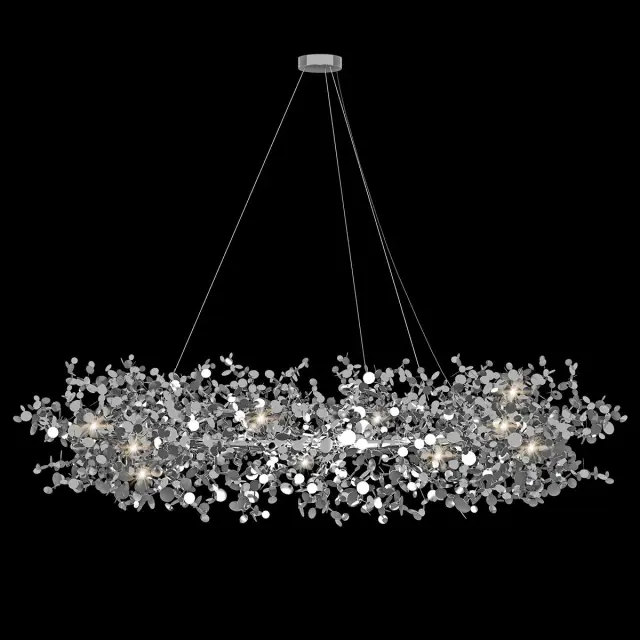 Люстра Loft IT 10101/1000 Chrome SPARK — хром, ракурс 2