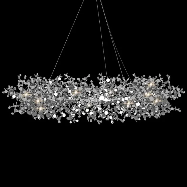 Люстра Loft IT 10101/1000 Chrome SPARK — хром, ракурс 4