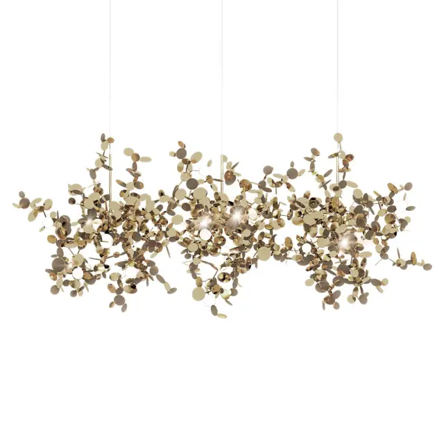 Светильник Loft IT 10101/3S Gold SPARK — золотой, ракурс 3
