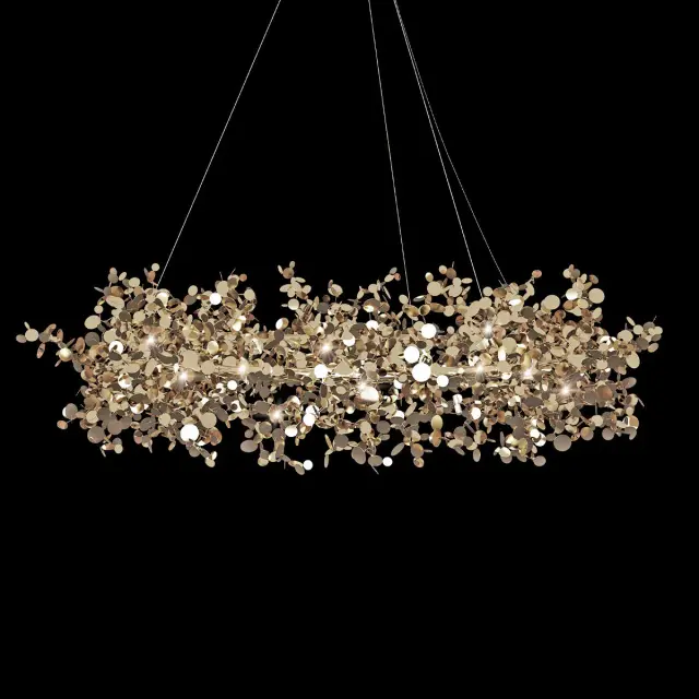 Люстра Loft IT 10101/800 Gold SPARK — золотой, ракурс 4