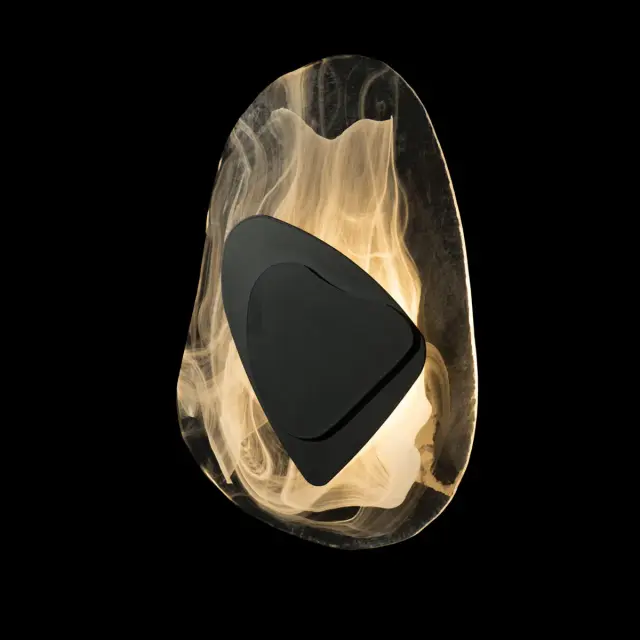 Бра Loft IT 10102 Black SUNWAVE — черный, ракурс 4