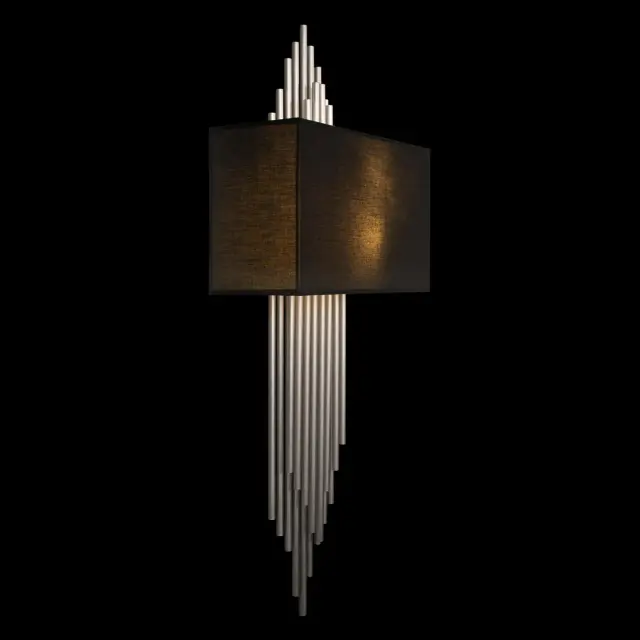 Бра Loft IT 10107 Silver black ELEGIO — серебряный, ракурс 4