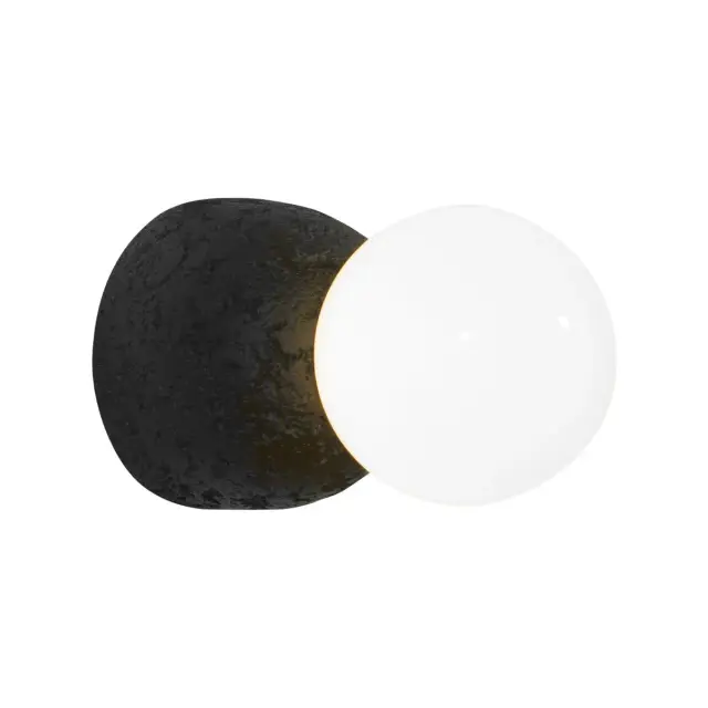 Бра Loft IT 10109W Dark grey QUILL — черный, ракурс 5