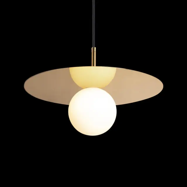 Светильник Loft IT 10120/350P Gold UFO — золотой, ракурс 4