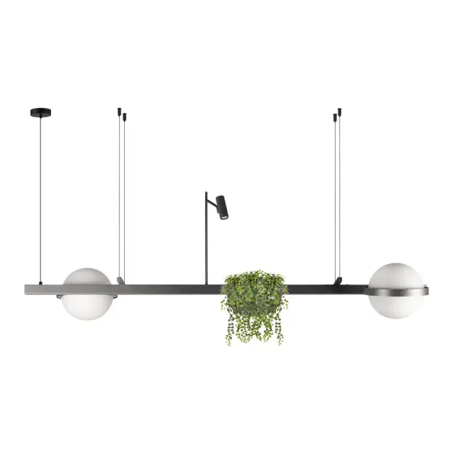 Светильник Loft IT 10121/D Dark grey JARDIN — черный