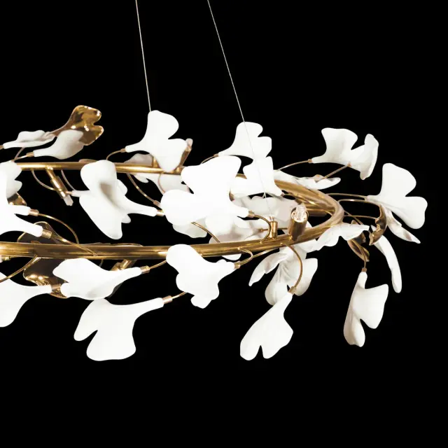 Люстра Loft IT 10124/10 FLEUR — золотой, ракурс 5