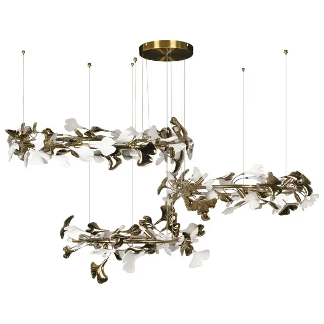 Светильник Loft IT 10124/24 FLEUR — золотой, ракурс 3
