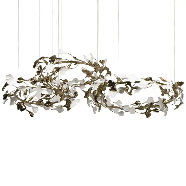 Светильник Loft IT 10124/24 FLEUR — золотой, ракурс 5