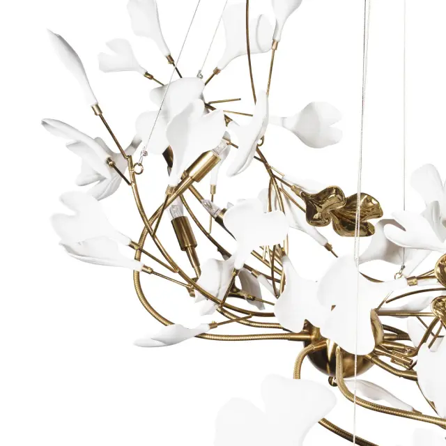Люстра Loft IT 10125/10 FLEUR — золотой, ракурс 3
