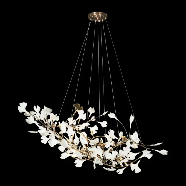 Люстра Loft IT 10125/12 FLEUR — золотой, ракурс 2