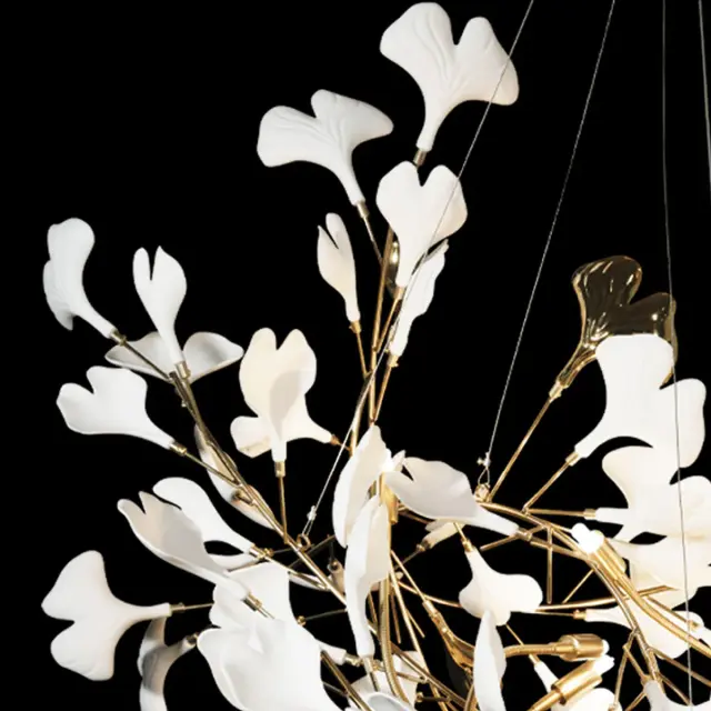 Люстра Loft IT 10125/12 FLEUR — золотой, ракурс 4