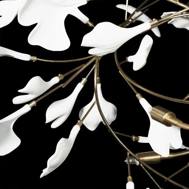 Люстра Loft IT 10125/8 FLEUR — золотой, ракурс 4