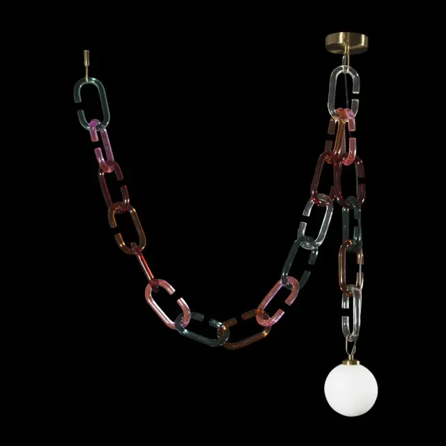 Светильник Loft IT 10128C Mult CHAIN — золотой, ракурс 3