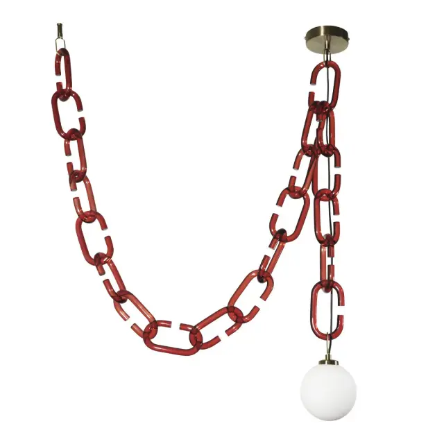 Светильник Loft IT 10128C Red CHAIN — золотой