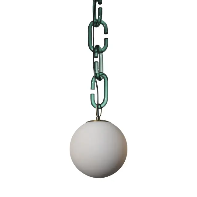 Светильник Loft IT 10128P Green CHAIN — золотой, ракурс 3