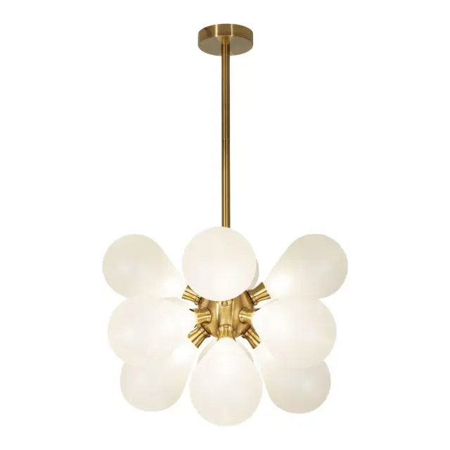 Люстра Loft IT 10130/12 White MIRACLE — золотой, ракурс 3