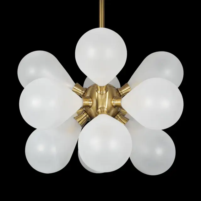 Люстра Loft IT 10130/12 White MIRACLE — золотой, ракурс 4