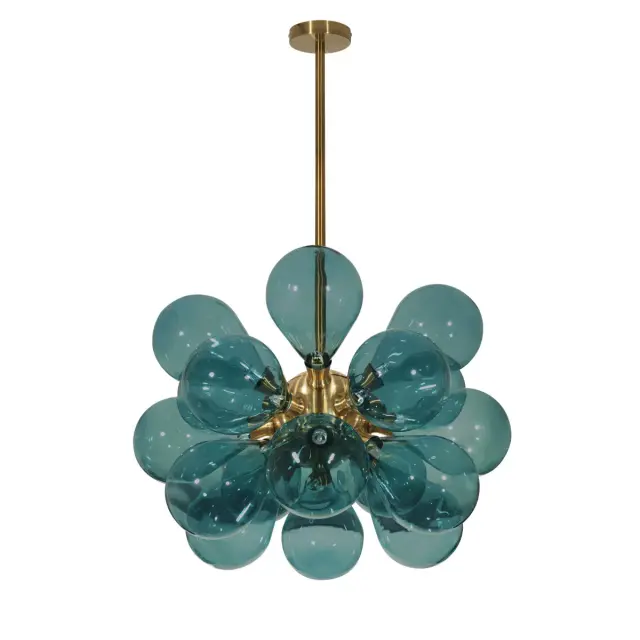 Люстра Loft IT 10130/18 Blue MIRACLE — золотой