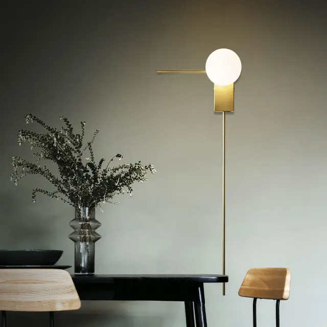 Бра Loft IT 10132/D Gold MERIDIAN — золотой, ракурс 4