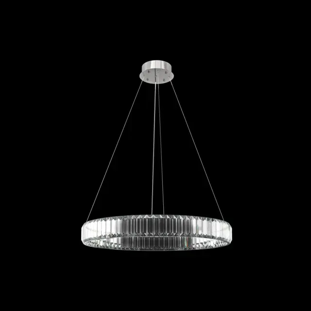 Светильник Loft IT 10135/600 Chrome CRYSTAL RING — хром, ракурс 2