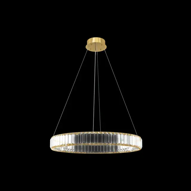 Светильник Loft IT 10135/600 Gold CRYSTAL RING — золотой, ракурс 2