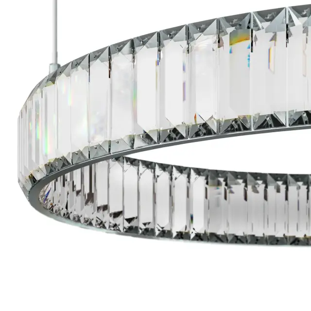 Светильник Loft IT 10135/800 Chrome CRYSTAL RING — хром, ракурс 3