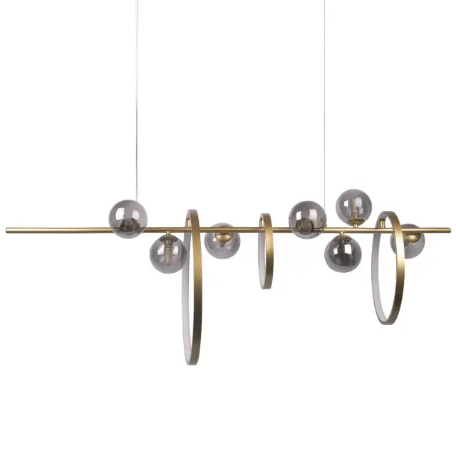 Светильник Loft IT 10139/1200L MOLECULE — золотой, ракурс 3