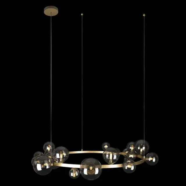 Светильник Loft IT 10139/1200 MOLECULE — золотой, ракурс 2