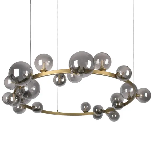 Светильник Loft IT 10139/1200 MOLECULE — золотой, ракурс 3