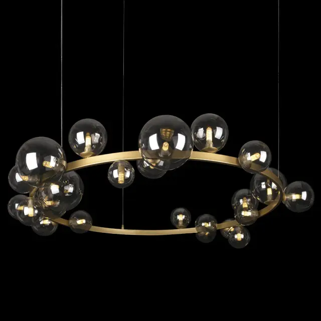 Светильник Loft IT 10139/1200 MOLECULE — золотой, ракурс 4