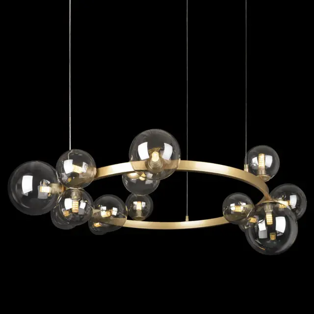Светильник Loft IT 10139/850 MOLECULE — золотой, ракурс 4
