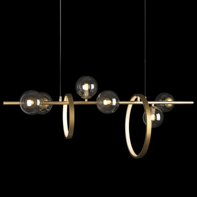 Светильник Loft IT 10139/900L MOLECULE — золотой, ракурс 4