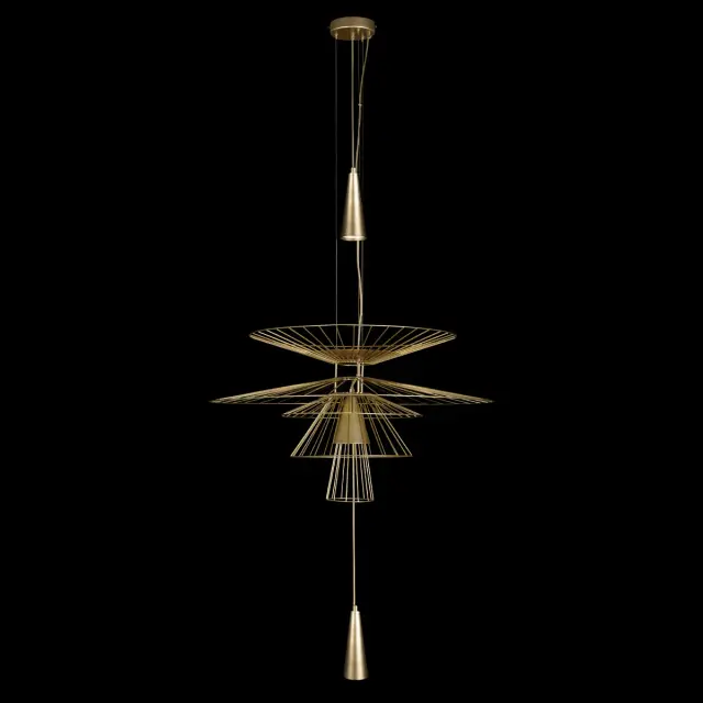 Светильник Loft IT 10141/600 STAR — золотой, ракурс 2