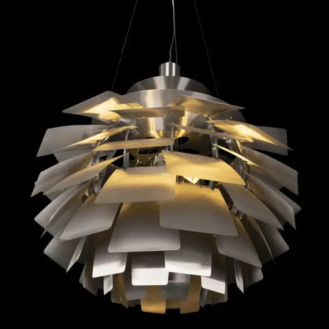 Светильник Loft IT 10156/800 Silver ARTICHOKE — белый, ракурс 4