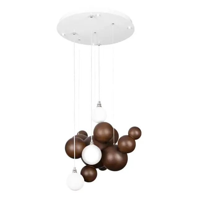 Светильник Loft IT 10161 Dark wood GINGER — белый