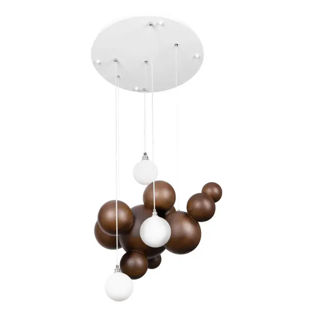 Светильник Loft IT 10161 Dark wood GINGER — белый, ракурс 3