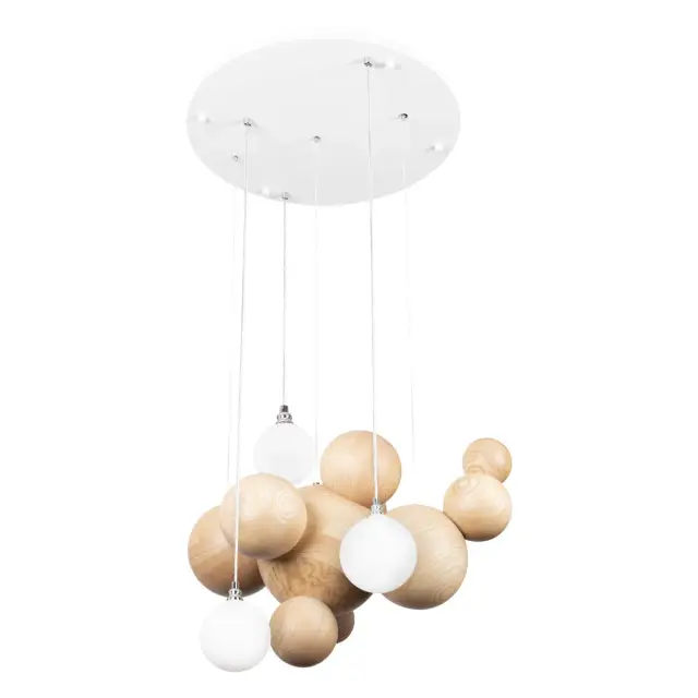 Светильник Loft IT 10161 Light wood GINGER — белый, ракурс 3