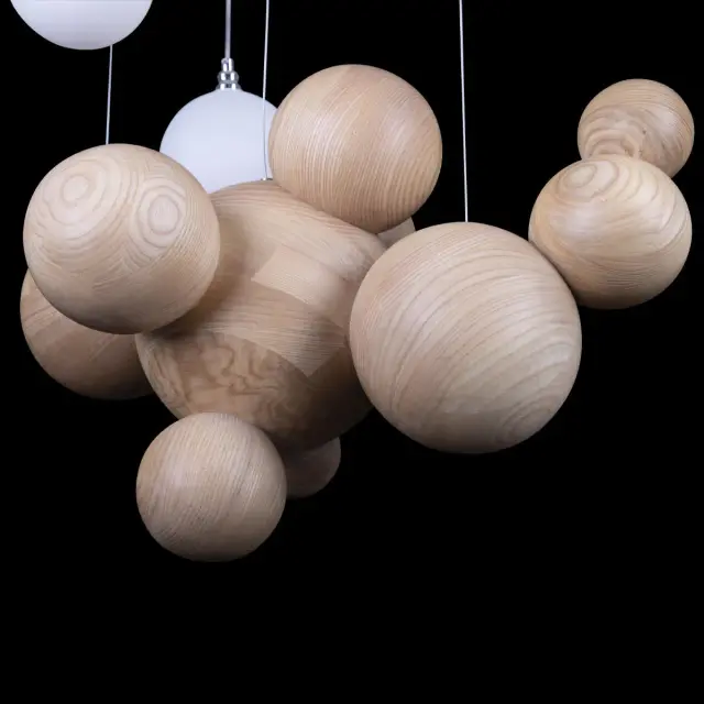 Светильник Loft IT 10161 Light wood GINGER — белый, ракурс 5