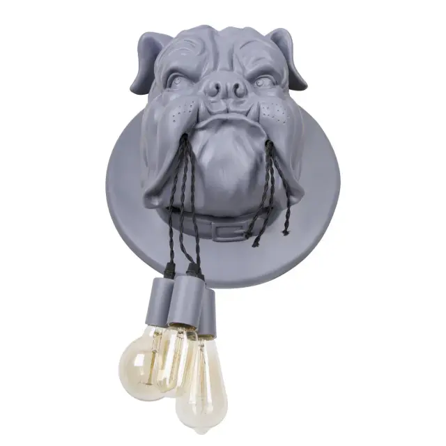 Бра Loft IT 10177 Grey BULLDOG — серый, ракурс 3