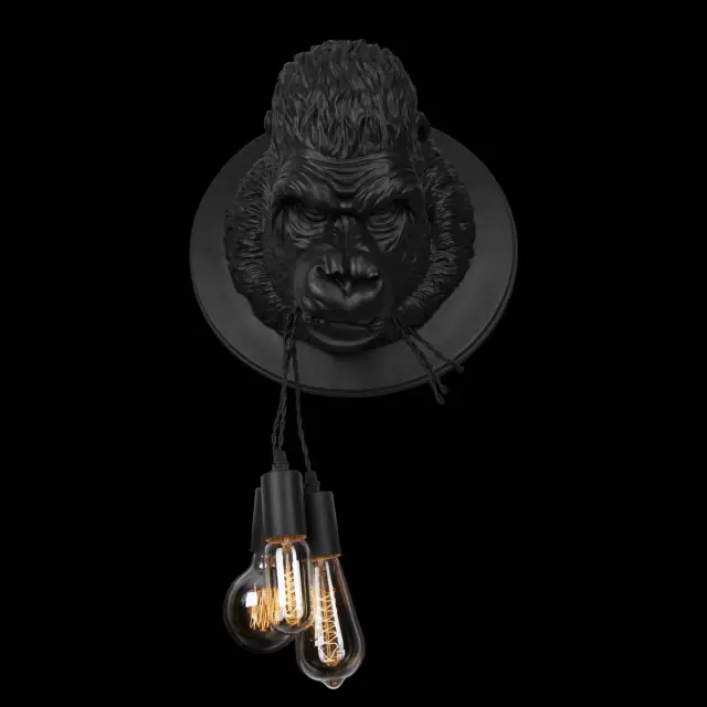Бра Loft IT 10178 Black GORILLA — черный, ракурс 2
